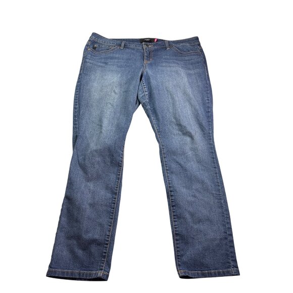 Torrid Denim Womens Jeans Size 22R Skinny Blue Stretch - Picture 1 of 3